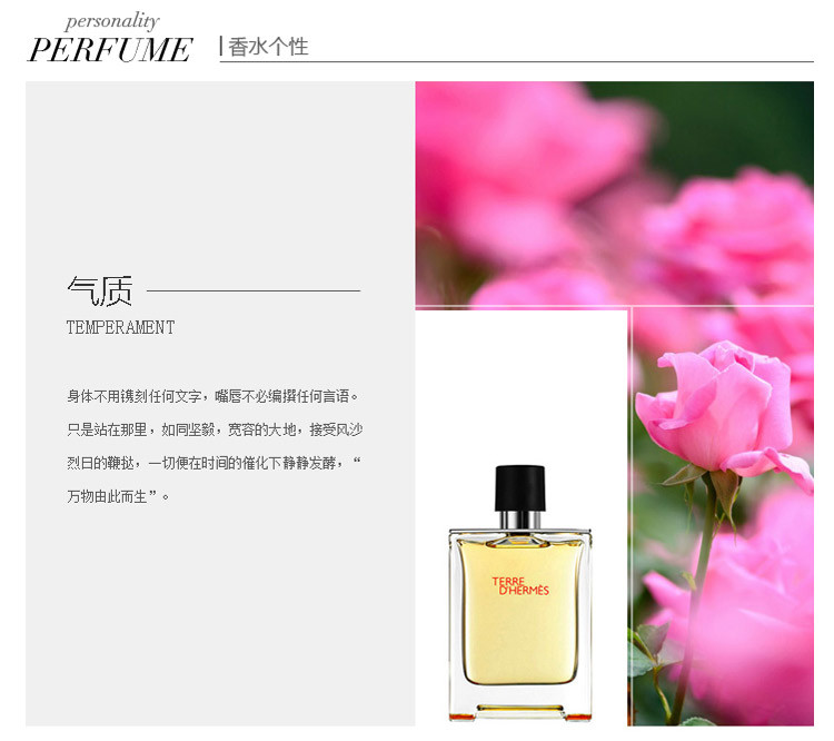 HERMES/爱马仕大地男士淡香水 100ml