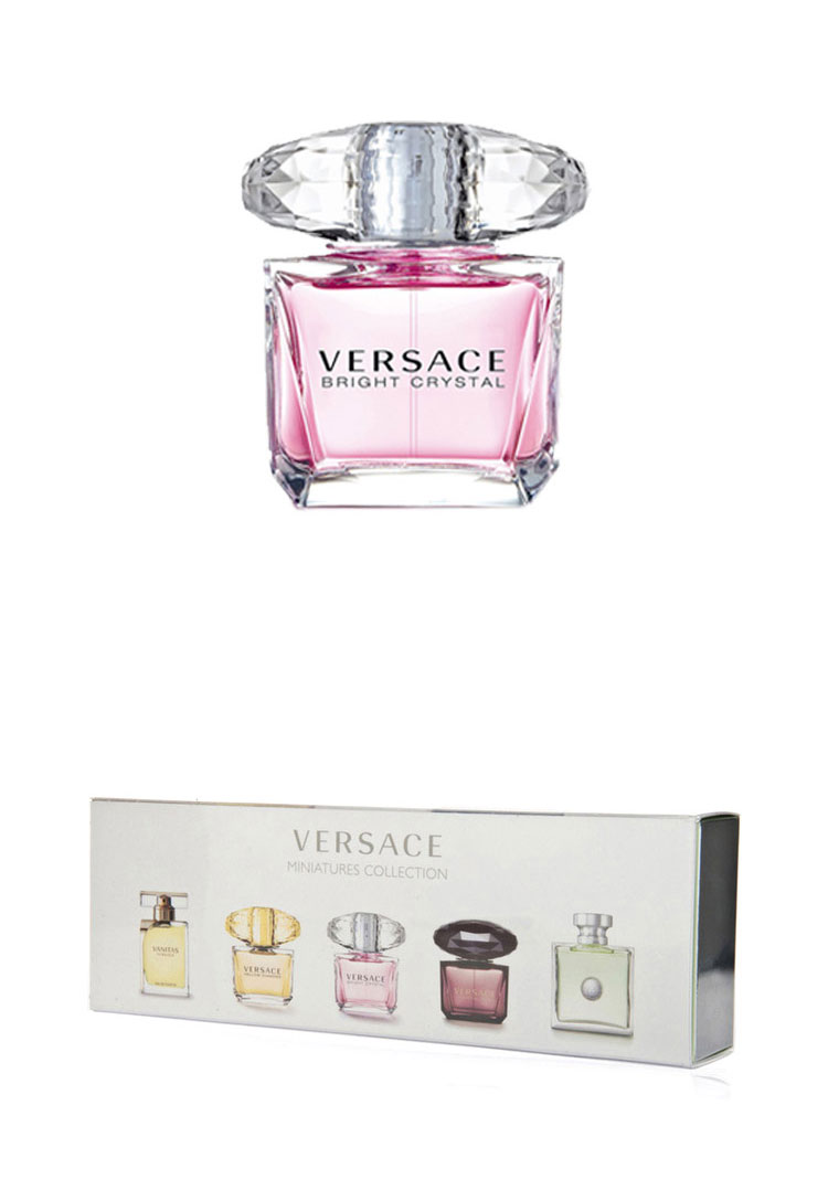 【可用券】VERSACE/范思哲女士香水礼盒（心动+晶钻+星夜+幻影+浮华）4.5ml+5ml*4