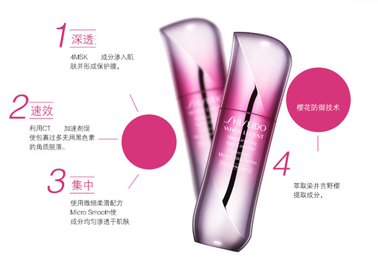 SHISEIDO/资生堂新透白美肌集光祛斑精华液30ML