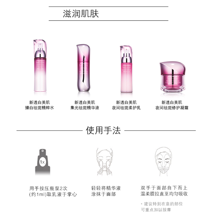 SHISEIDO/资生堂新透白美肌集光祛斑精华液30ML