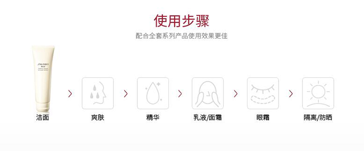 SHISEIDO/资生堂新漾美肌水润洁面膏125ml