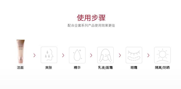 SHISEIDO/资生堂盼丽风姿抗皱洁面膏125ML