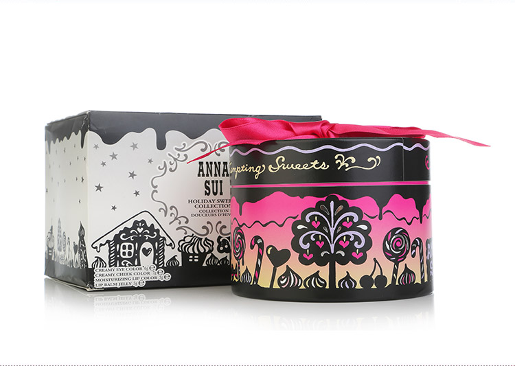 Anna sui/安娜苏假日糖果之蜜果糖霜彩妆套装 01（颊彩+唇膏+唇彩+眼影）