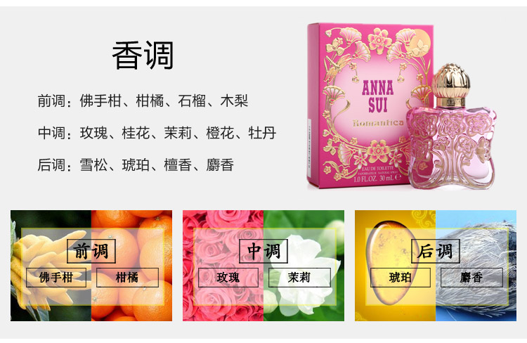 Anna sui/安娜苏花漾年华淡香水 30ml