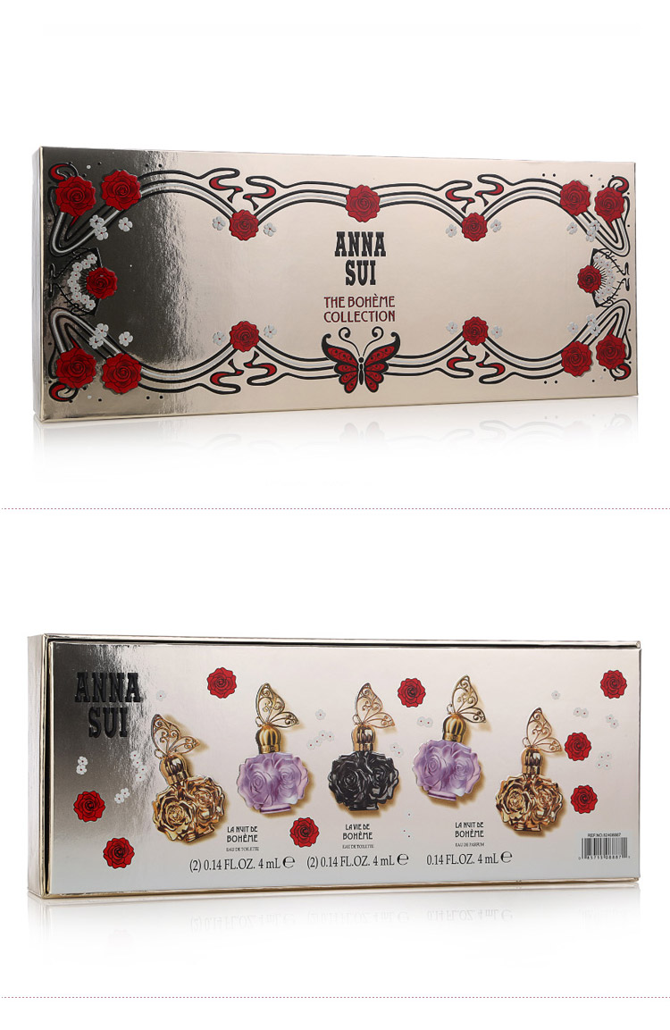 Anna sui/安娜苏波希米亚五件套（波希米亚x2+浪漫之星x2+魅惑之夜）4ml*5