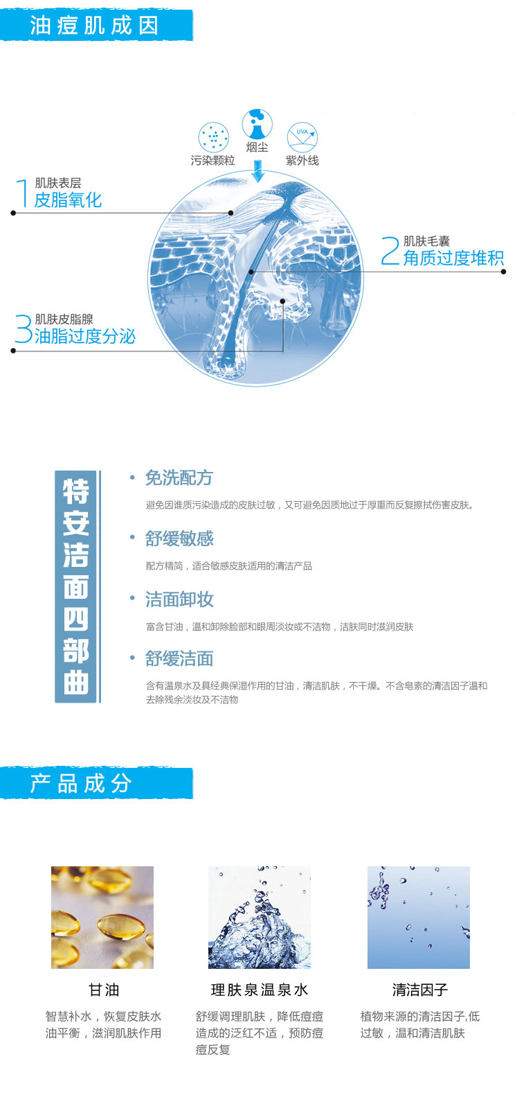 LA ROCHE-POSAY/理肤泉特安舒缓洁面乳 200ml