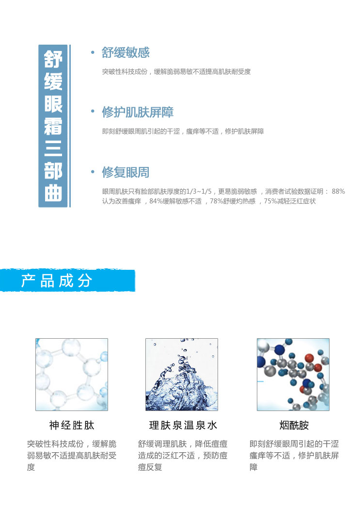 LA ROCHE-POSAY/理肤泉特安舒缓眼霜 20ml