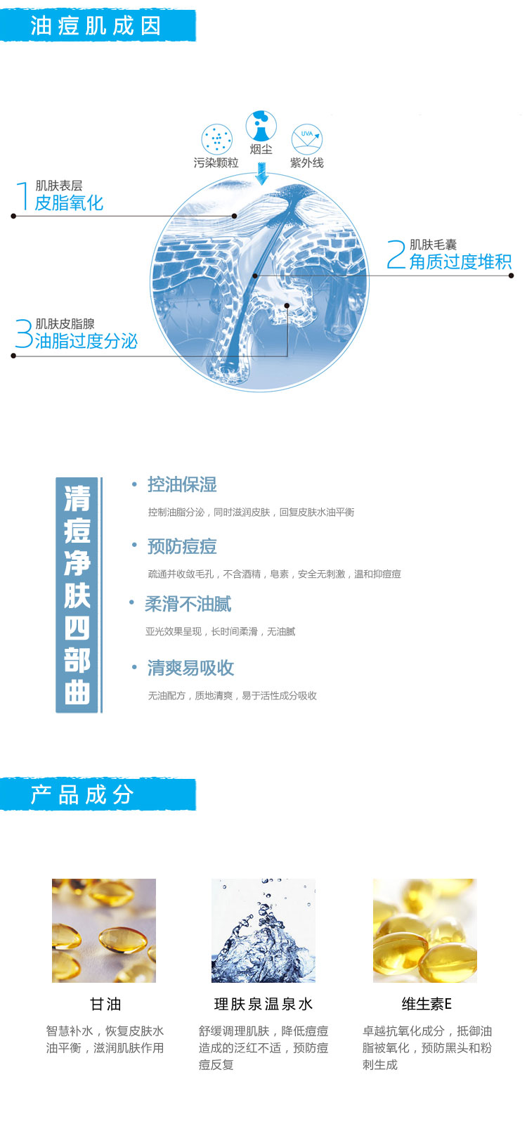 LA ROCHE-POSAY/理肤泉清痘净肤水油平衡乳液 40ml