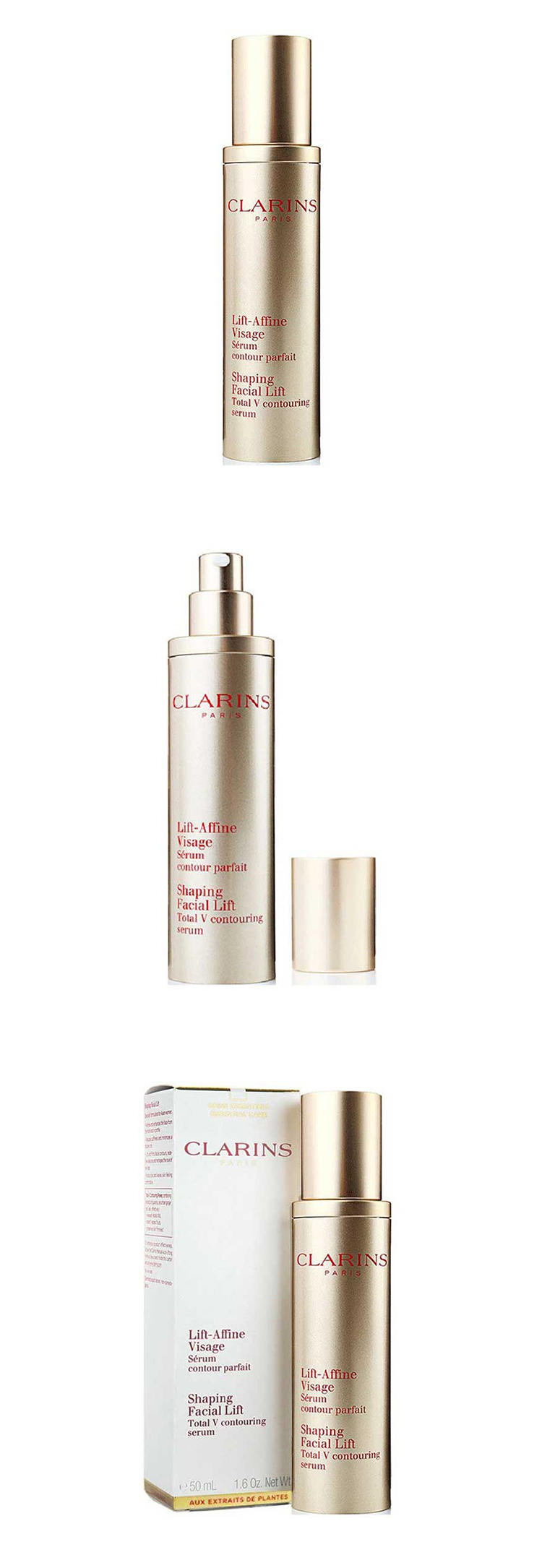 CLARINS/娇韵诗 塑颜/纤妍紧致精华露 50ml V脸精华 提拉紧致肌肤