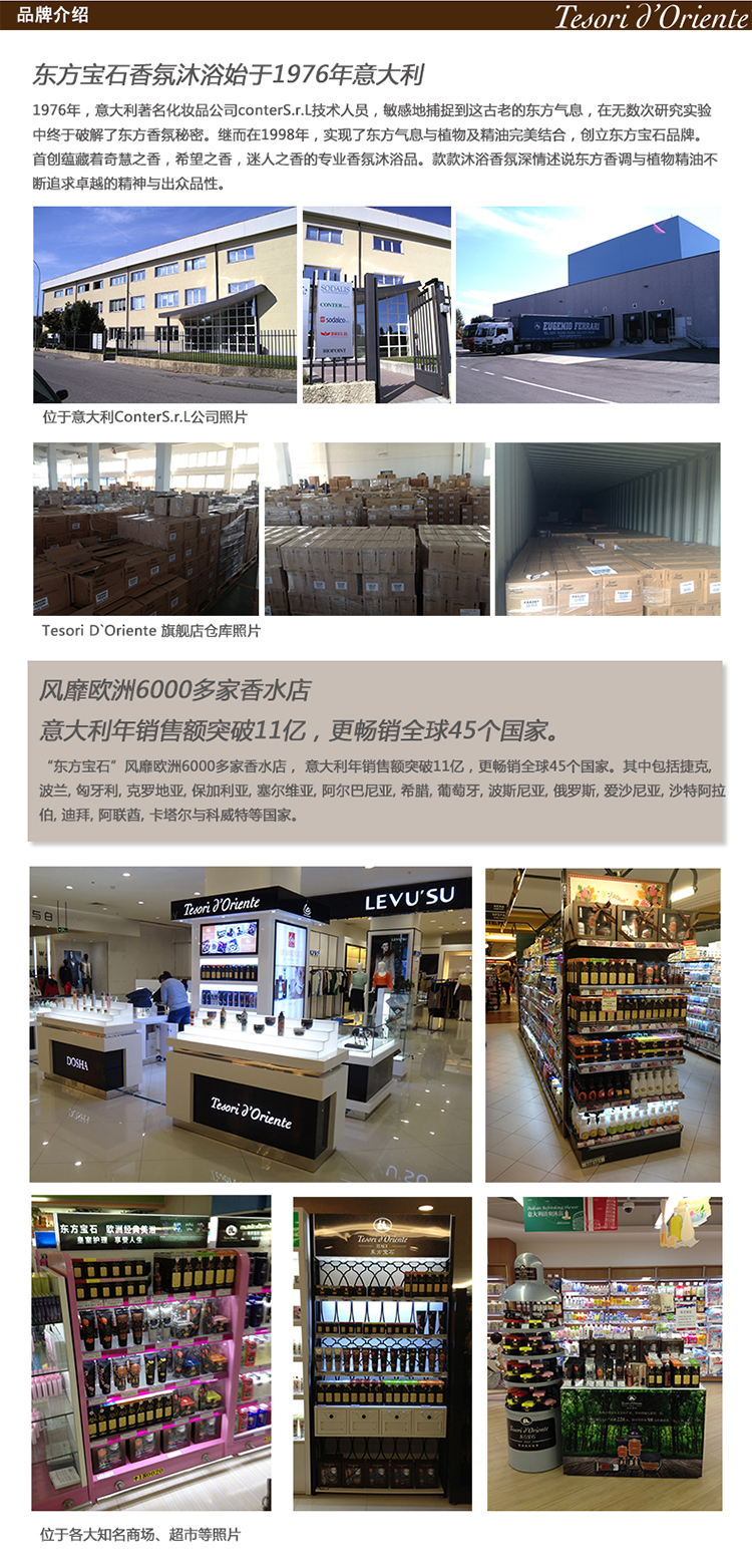 Tesori D’oriente/东方宝石香根草绅士礼盒500ml+250ml