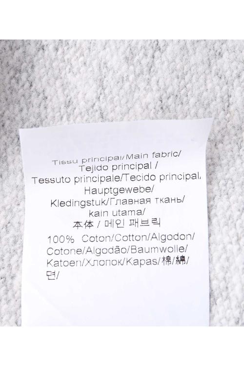 KENZO/高田贤三 16年秋冬款圆领浅灰色小虎头图案长须男士卫衣 5SW005 4MA 93