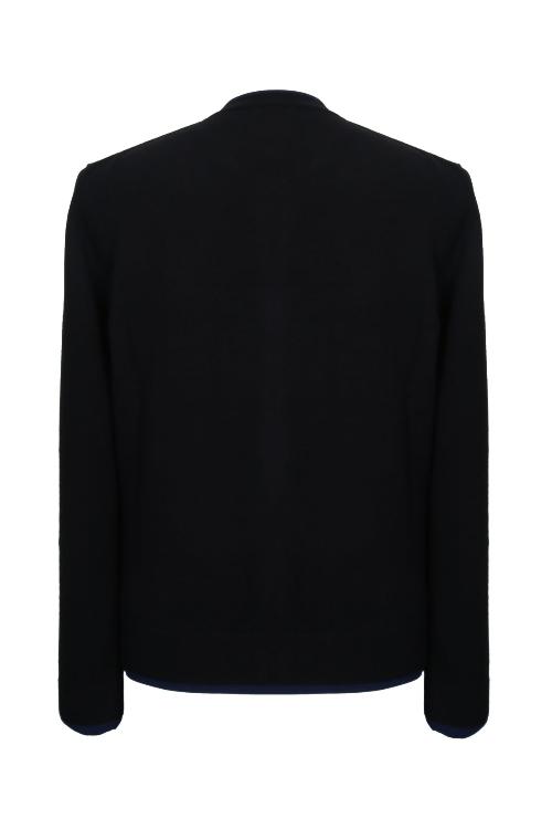 KENZO/高田贤三 16年秋冬款黑色小虎头图案羊毛毛衣男针织衫 5CA202 3AB 99