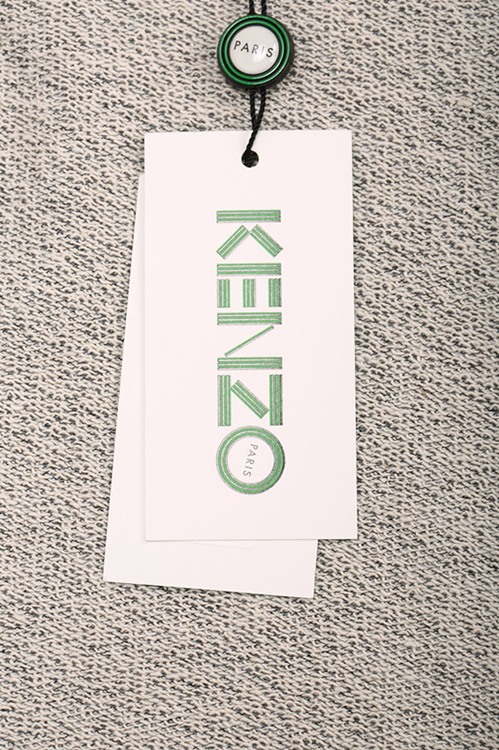 KENZO/高田贤三 虎头小图案样式拉链男卫衣外套