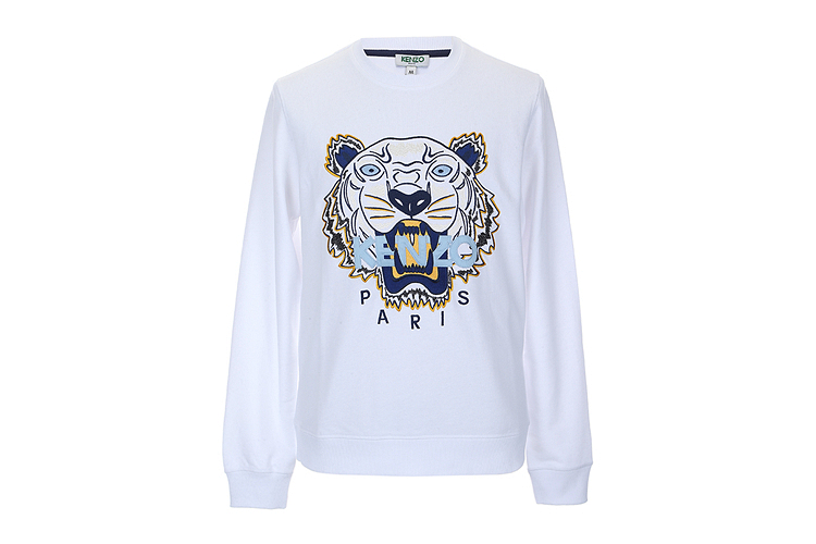 KENZO/高田贤三 虎头圆领长袖纯棉男卫衣 4XQ 5SW001