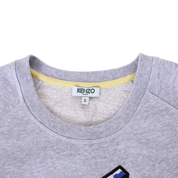 KENZO/高田贤三 100%棉套头长袖男卫衣2SW800-GRIGIO