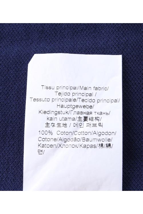 KENZO/高田贤三 藏蓝色翻领小虎头长袖polo衫男士T恤 4BA 5PO101 78