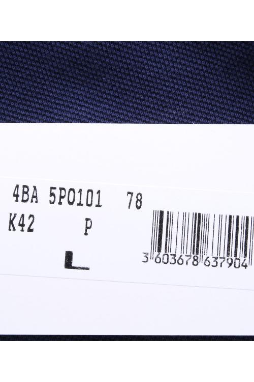 KENZO/高田贤三 藏蓝色翻领小虎头长袖polo衫男士T恤 4BA 5PO101 78