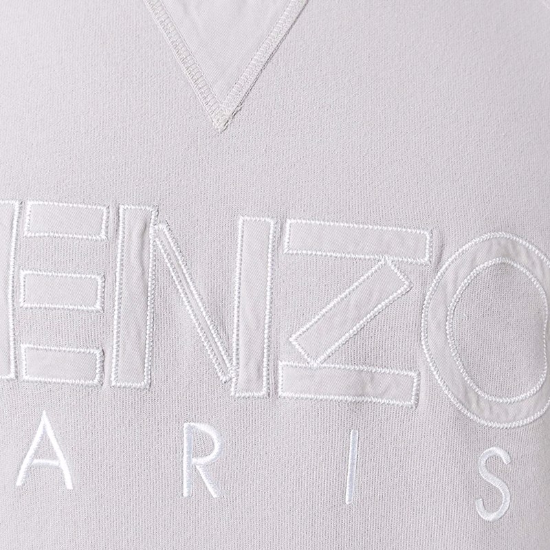 KENZO/高田贤三 男士灰色logo卫衣 F655SW1094MC