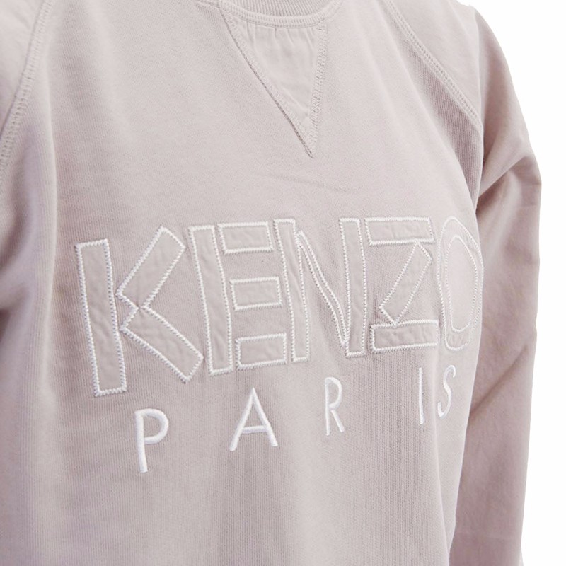 KENZO/高田贤三 男士灰色logo卫衣 F655SW1094MC
