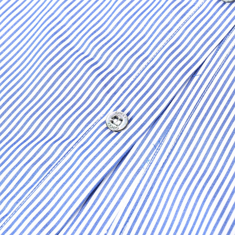 GUCCI/古驰男士衬衣蓝白