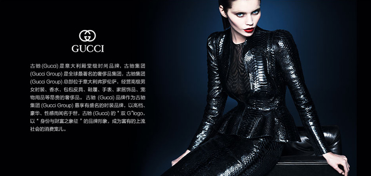GUCCI/古驰 男士休闲纯色立领长袖针织衫