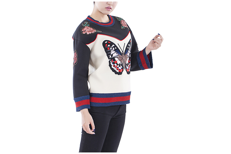 GUCCI/古驰 纯棉圆领长袖时尚休闲女士卫衣 GU2631201690 434539