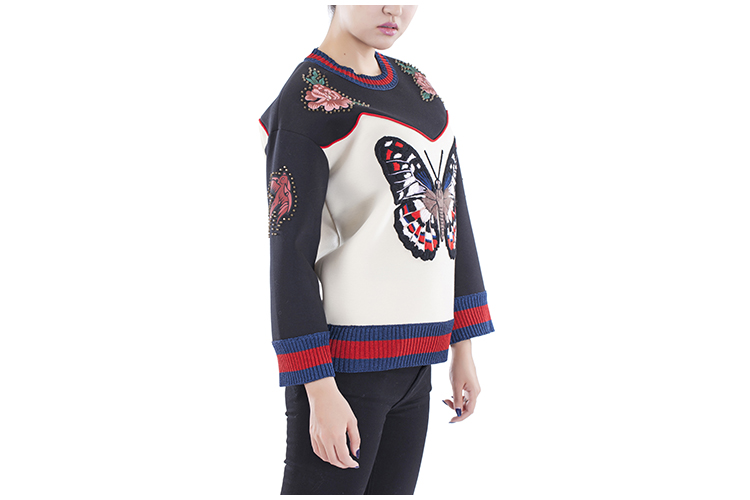 GUCCI/古驰 纯棉圆领长袖时尚休闲女士卫衣 GU2631201690 434539