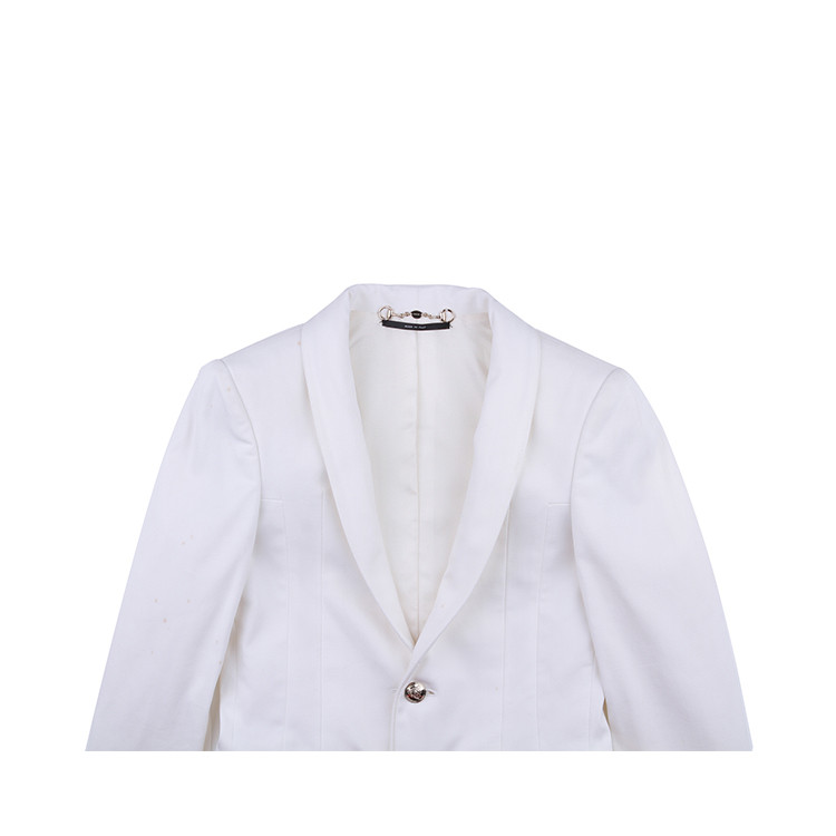GUCCI/古驰 翻领长袖时尚休闲修身短款夹克女士外套 GU2530428190 WCO'281473 ZW434