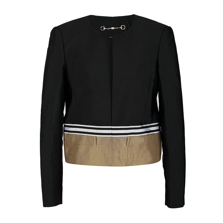 GUCCI/古驰 春夏圆领长袖休闲外套女士夹克 GU2530493439 283844 ZW352 8463