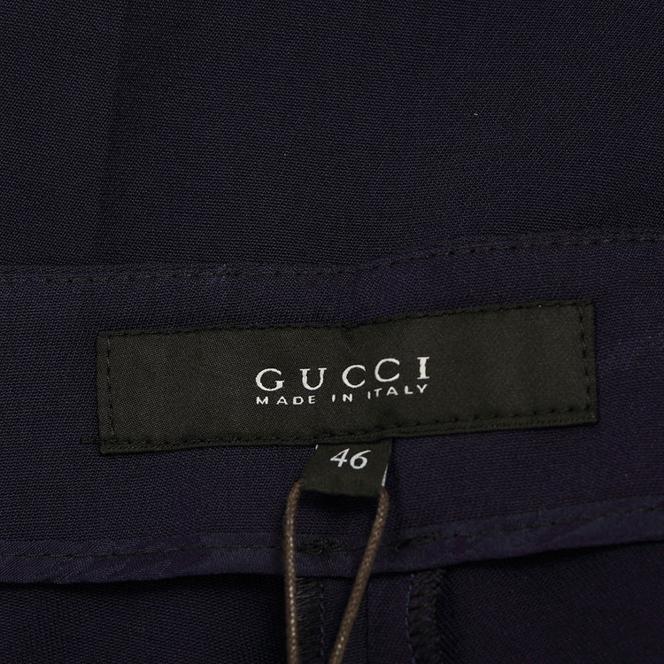 GUCCI/古驰 秋冬复古修身羊毛喇叭休闲长裤 女士裤子 348655ZDM02