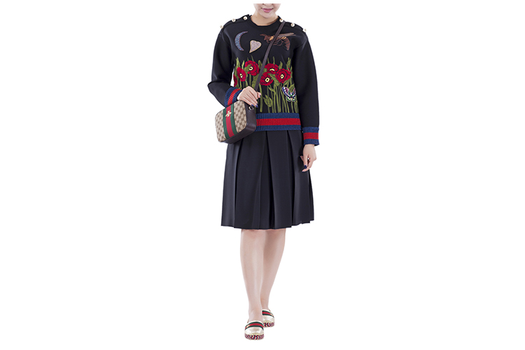 GUCCI/古驰 纯棉圆领长袖时尚休闲女士卫衣 GU2631201599 434507