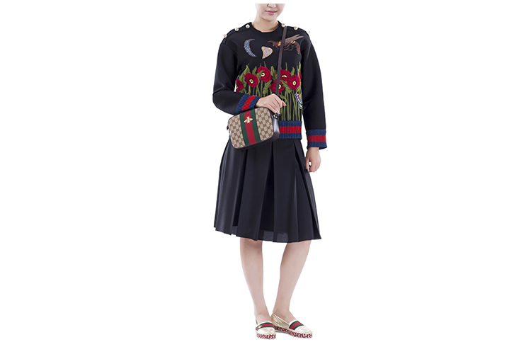 GUCCI/古驰 纯棉圆领长袖时尚休闲女士卫衣 GU2631201599 434507