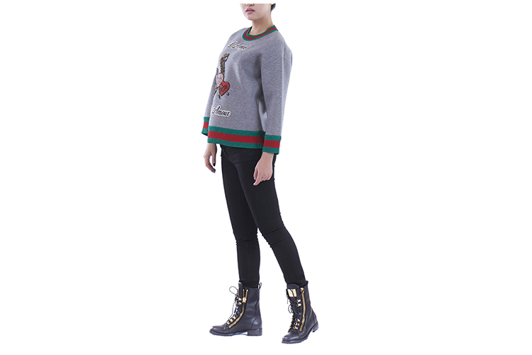 GUCCI/古驰 纯棉圆领长袖时尚休闲女士卫衣 GU2631201797 422724