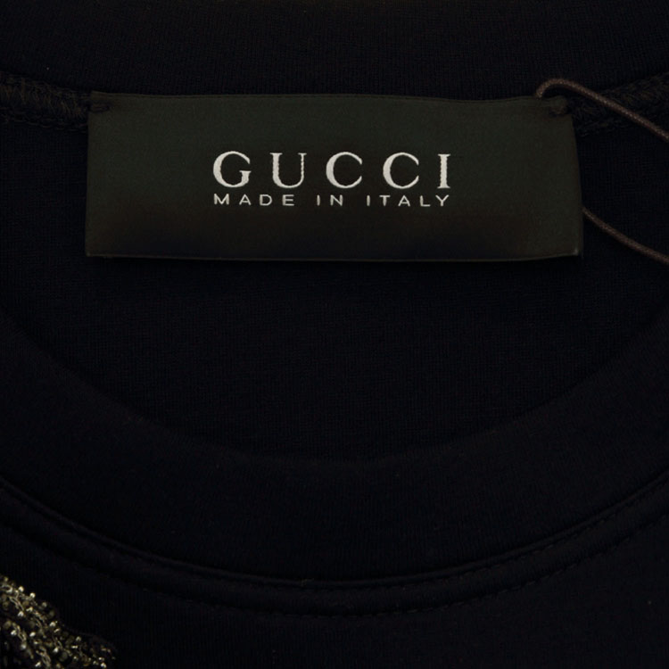 GUCCI/古驰 长袖印花莫代尔上衣 女士T恤 404293X5675