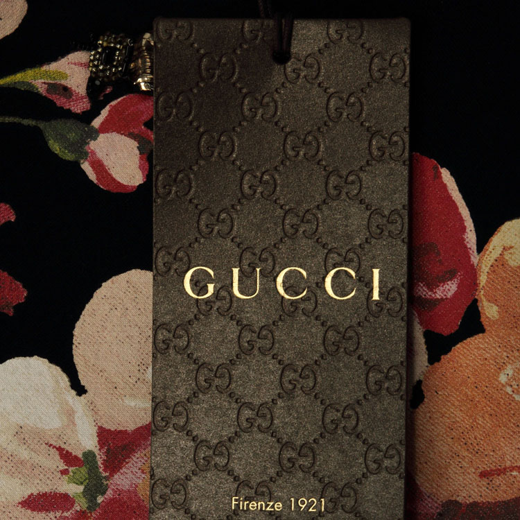 GUCCI/古驰 长袖印花莫代尔上衣 女士T恤 404293X5675