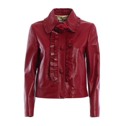 GUCCI/古驰 女士 小牛皮 花朵装饰 外套 SP