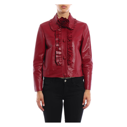 GUCCI/古驰 女士 小牛皮 花朵装饰 外套 SP