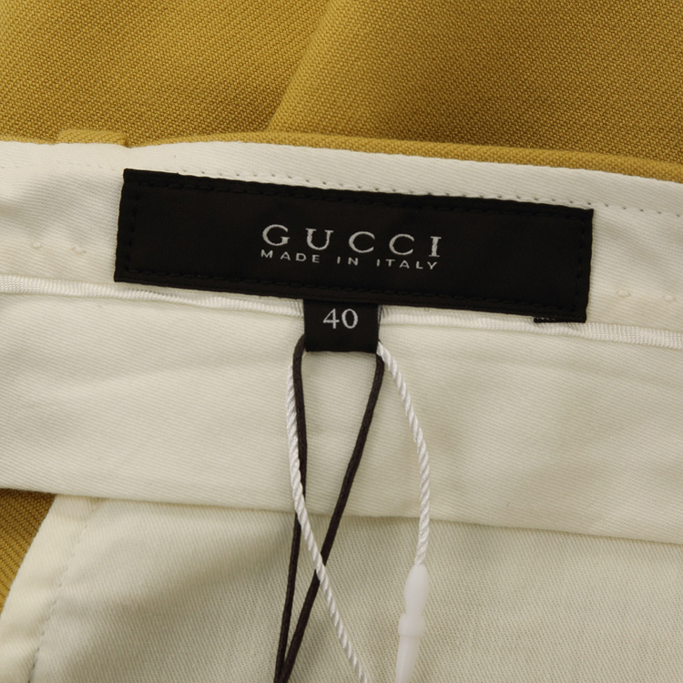 GUCCI/古驰 秋冬修身直筒羊毛休闲长裤 女士裤子 358462ZDW51