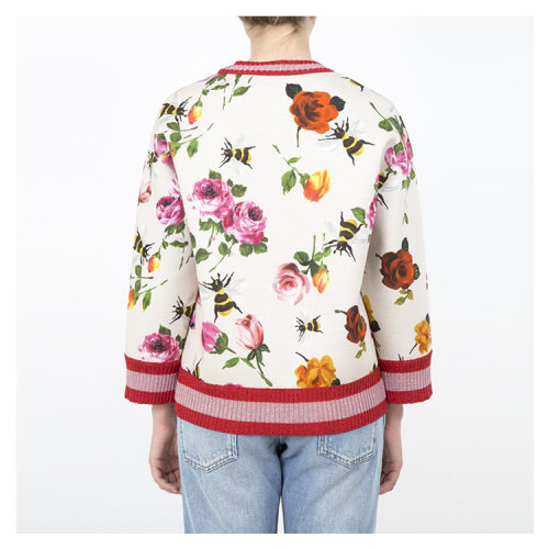 【16秋冬清仓】GUCCI/古驰 女士丰富图案印花纯棉卫衣 AL