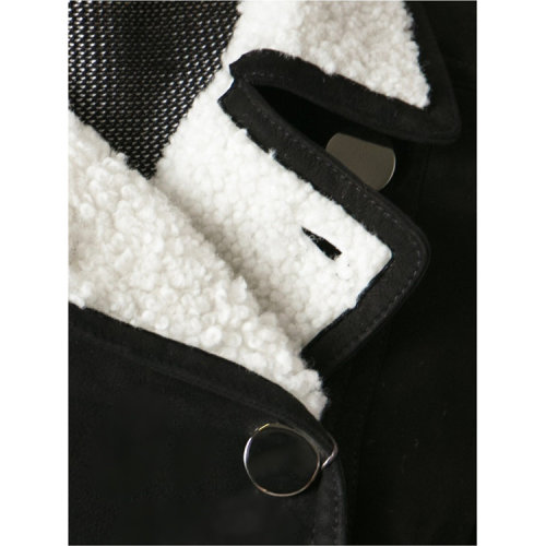 【春季折扣】GUCCI/古驰 女士 羊皮 双排扣 绒毛领 外套 AL