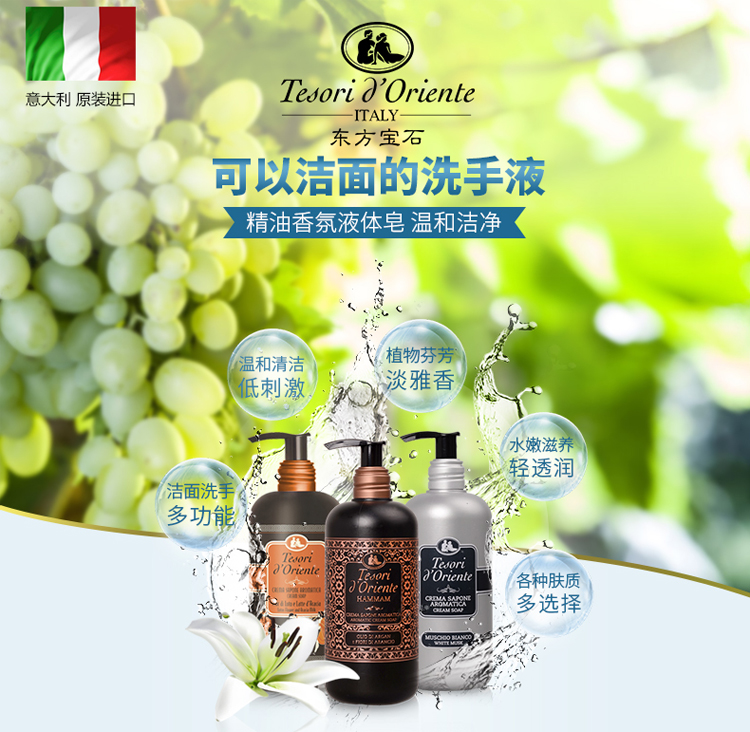 Tesori D’oriente/东方宝石靓肤洗手液300ml