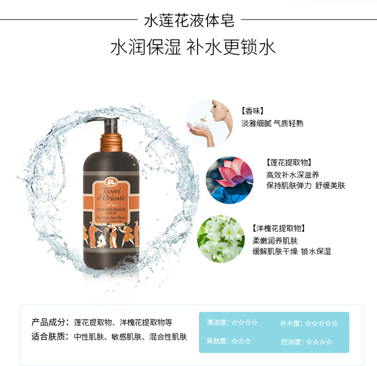 Tesori D’oriente/东方宝石靓肤洗手液300ml