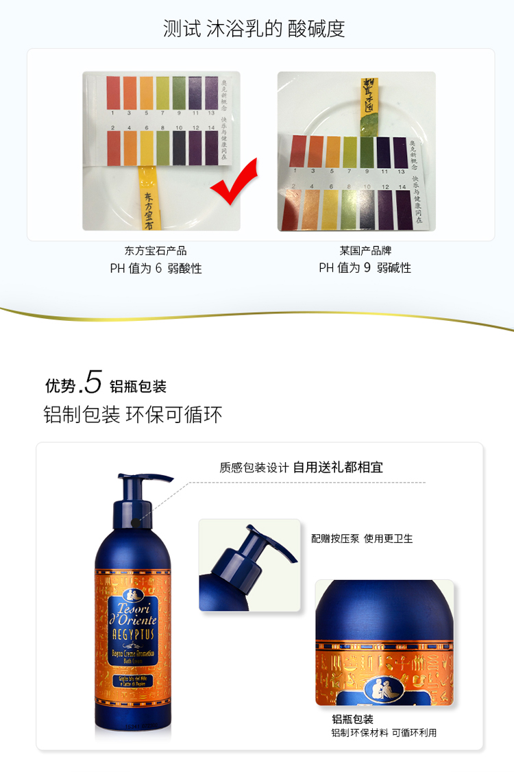 Tesori D’oriente/东方宝石埃及艳后凝粹沐浴乳300ml