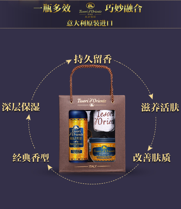 Tesori D’oriente/东方宝石埃及沐浴滋养礼盒500ml+300ml