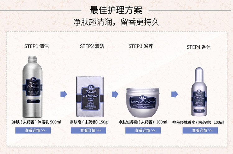 Tesori D’oriente/东方宝石没药香净肤沐浴乳500ml