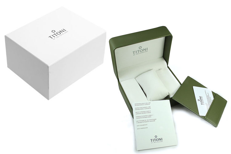 TITONI/梅花空霸系列自动机械女士手表(23909 S-354)全球联保