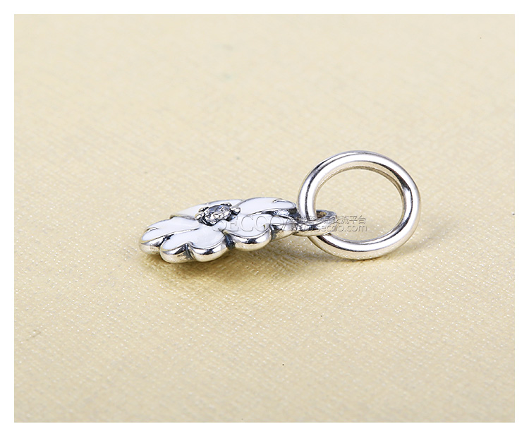 PANDORA/潘多拉 925银珐琅樱花吊坠 390347EN40