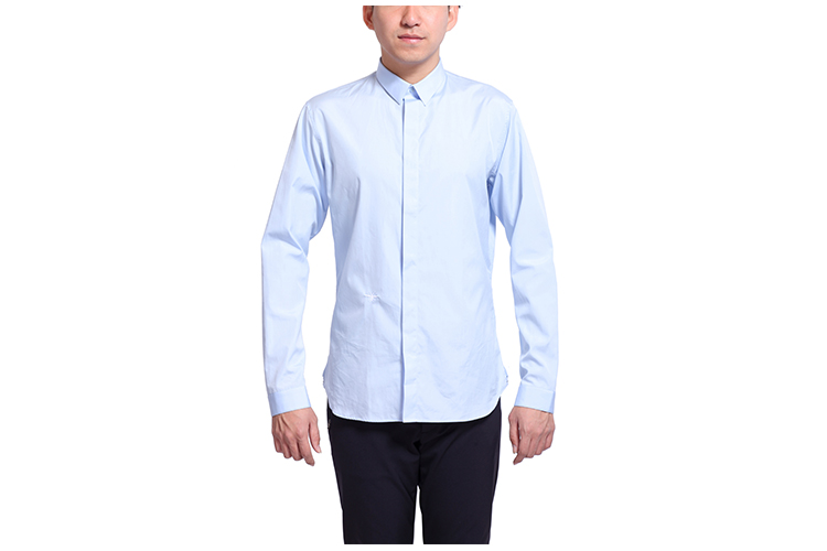 DIOR/迪奥 纯棉尖领长袖时尚休闲简约设计男士衬衫 DR1630550135 163C501B