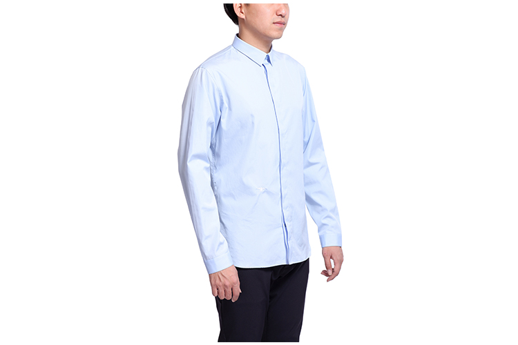 DIOR/迪奥 纯棉尖领长袖时尚休闲简约设计男士衬衫 DR1630550135 163C501B