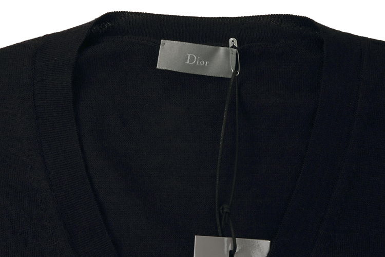 DIOR/迪奥 纯羊毛V领长袖时尚休闲男士针织衫/毛衣 DR1630753238 003M600BT532